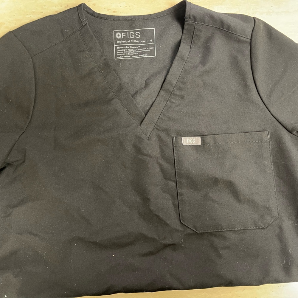 A out of Black figs scrub bottom and top